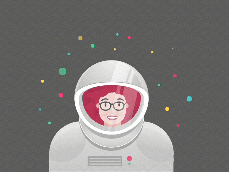 Illustration: Space is Cool animation astronaut illustration illustrations principle space stars