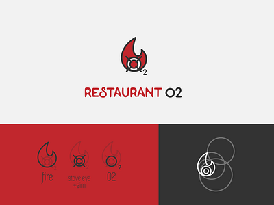 resturant o2 fire o2 oxygen restaurant restaurant logo resturant stove