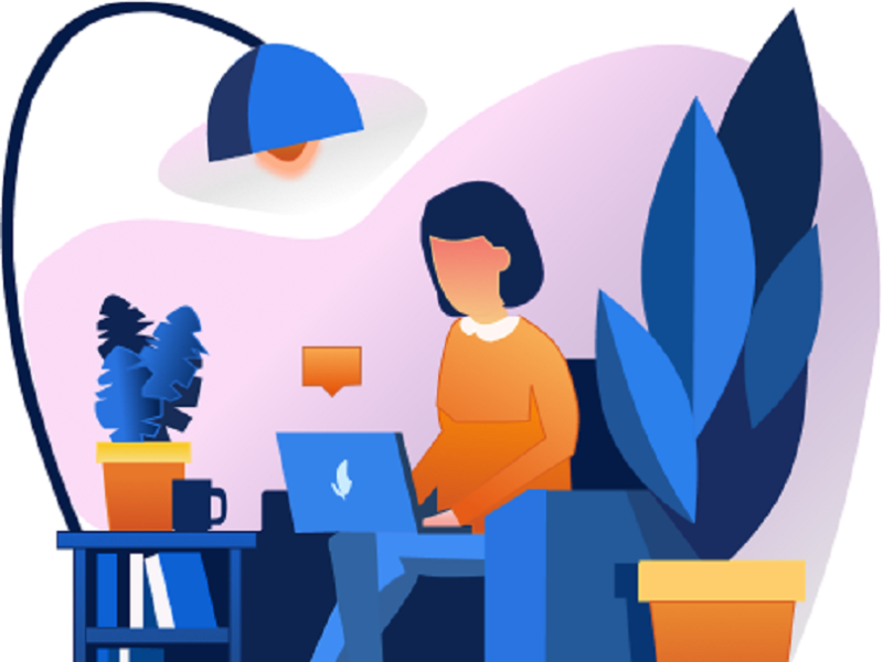 OFFICE WORK ILLUSTRATION by G-SAKTHIPRIYA on Dribbble