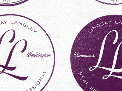 Purple Stamps 1 badge logo predictable texturing stamp