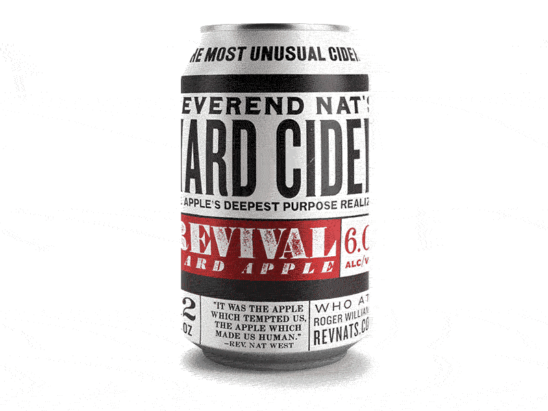 REVNATS IN A CAN booze cans cider pdx portland revnats that sweet sweet aluminium