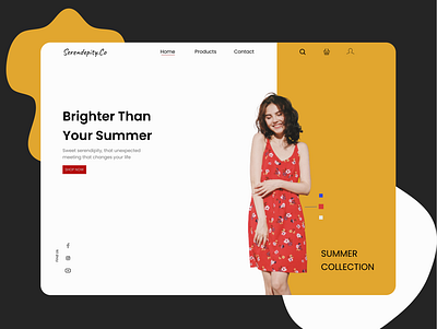 Serendepity.Co - Brighter Than Your Summer design ui ux