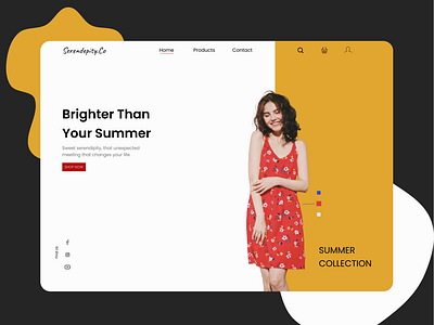 Serendepity.Co - Brighter Than Your Summer design ui ux