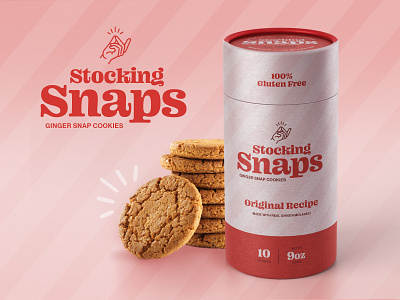 Stocking Snaps Gingersnap Cookies