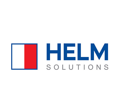 HELM Solutions branding design logo typography