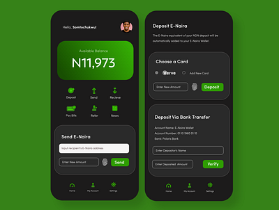 Product Design for a Nigerian Cryptocurrency App app design app designer crypto app dashboard fin tech icons nigeria product design ui ui ux ux design