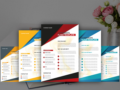 Corporate Business Flyer Design Template promotion