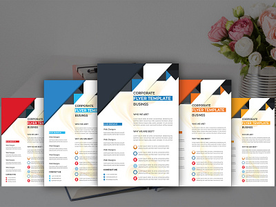 Corporate Business Flyer Design Template template