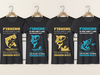 Fishing T-Shirt Design template