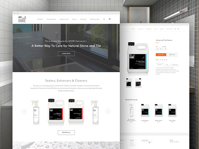 MORE Surface Care - Shopify Web Design