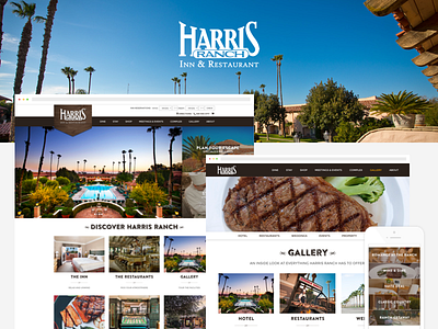 Harris Ranch Website Redesign - Wordpress + Shopify inn marketing messaging responsive restaurant shopify shopify plus steakhouse web design wordpress