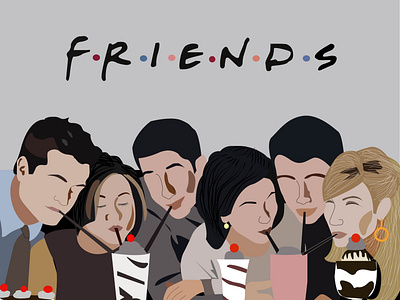 Friends Poster by Rudviq Bhavsar on Dribbble