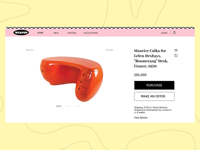 Daily UI :: 012 E-Commerce Shop (Single Item)