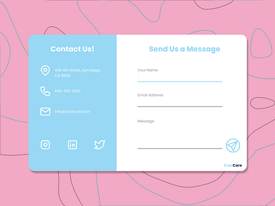 Daily UI :: 028 Contact Us