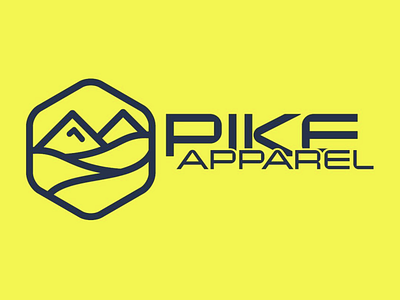 Pike Apparel | Logo branding design logo vector