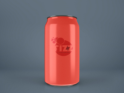 Fizz Lightening Beverage | Can Design animation branding design illustration logo photoshop vector