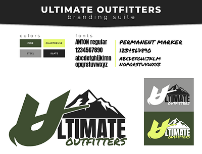 Ultimate Outfitters | Logo branding design illustration illustrator logo vector