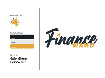 Finance Wand | Branding Suite branding design illustration illustrator logo typography vector