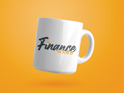 Finance Wand | Coffee Mug branding design illustration illustrator logo vector
