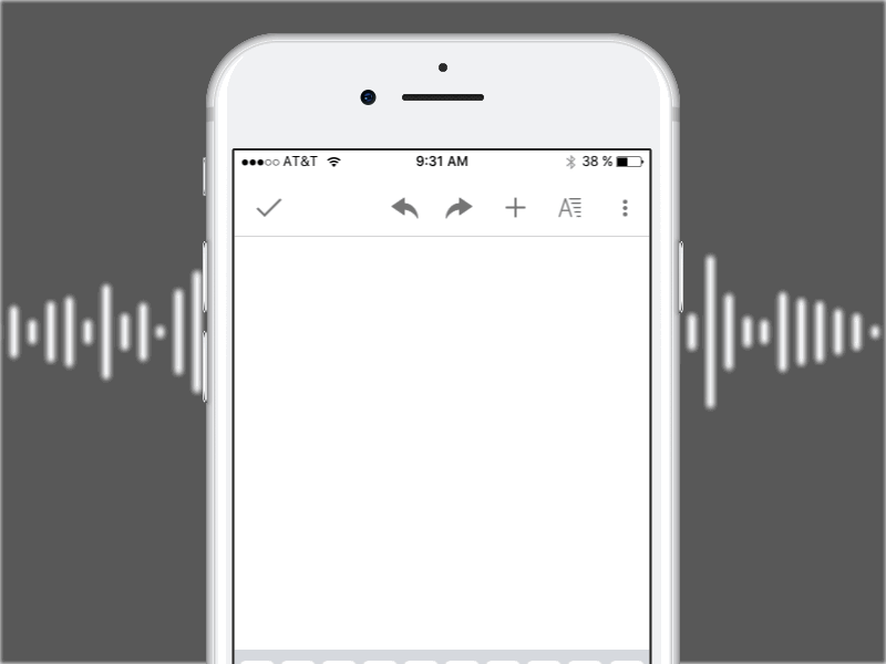 Masked Text Dictation Google Docs Feature dictation google protopie prototype sketch text editor text masking