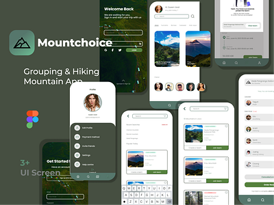 Hiking App | Mobile apps app design web