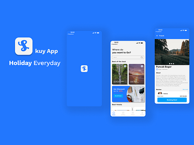 Holiday Mobile App | Skuy App app design holiday mobileapp ui ux