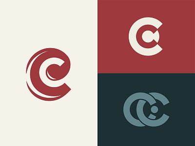 Challies letter mark branding c cc gabriel schut logo monogram personal typography vector web