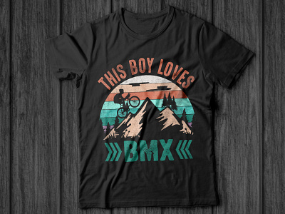 BMX Vintage T-shirt Design