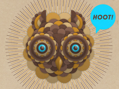 Unoriginal Owl circles hoot owl unoriginal