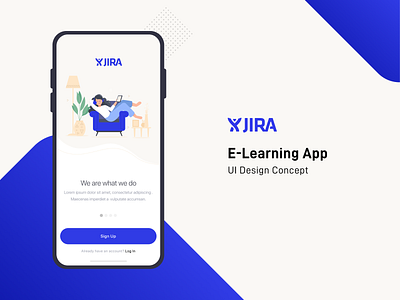 E-Learning App concept design designer e learning kerala learning app minimal mobile ui ui visual design