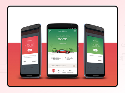 car mechanic car car mechanic concept design designer kerala minimal mobile ui ui visual design