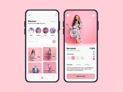 Shopping App Concept design designer minimal mobile ui ui uiux visual design web