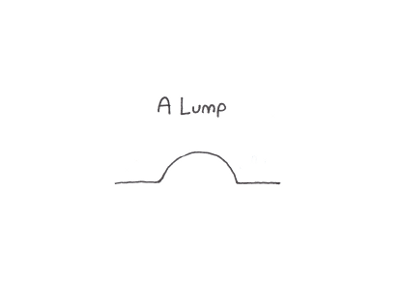 Lump clean hand drawn handwriting lump minimalist