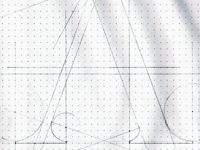 A design draft hand drawn sketch typography