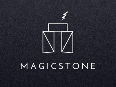 Magic Stone branding identity logo