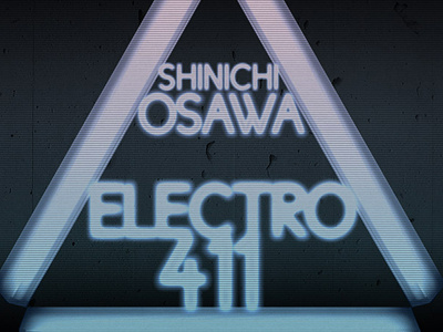 Shinichi Osawa electro music record cover record sleeve type type treatment typography