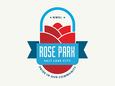 Rose Park badge branding identity logo salt lake city visual identity