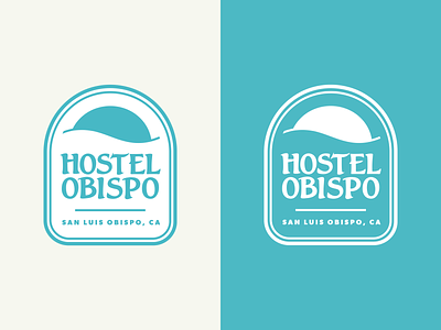 Hostel Obispo Logo badge brand design brand identity branding brandmark design graphic design hostel identity logo logo design salt lake city visual identity