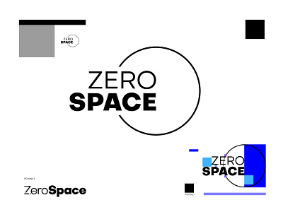 ZeroSpace Logo design adobe illustrator bold branding cool graphic design lieteral logo modern sleek upmarket