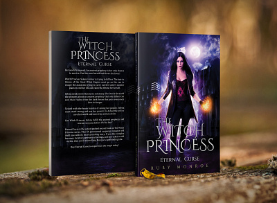 The witch princess | Eternal Curse Book cover design book book cover book covers design ebook cover fantasy art graphic graphic designer graphicdesign illustration photoshop manipulation pre made book cover