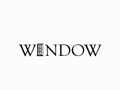 WINDOW CONCEPT @illustrator design icon logo vector