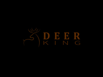 DEER KING @illustrator branding design icon illustration logo vector