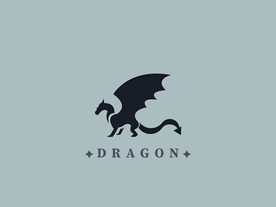Dragon @illustrator branding design icon illustration logo vector