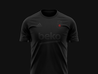 Besiktas Jersey Black besiktas branding design football jersey soccer uniform