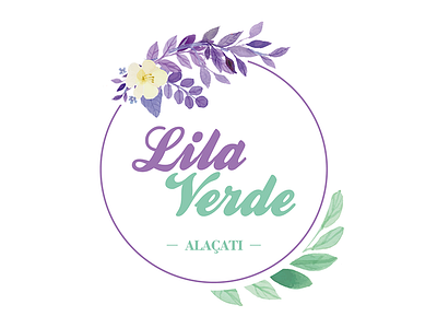 Lila Verde Logo alacati branding cesme hotel logo