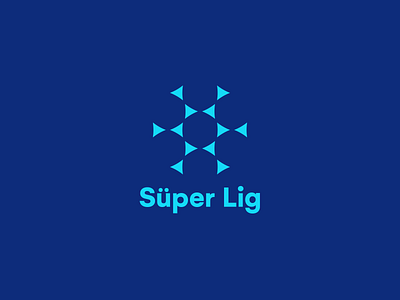 Super Lig Logo branding concept football logo soccer turkish league type typography