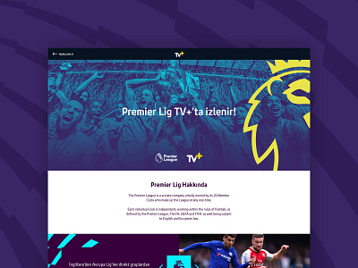 Premier League Landingpage design premierleague ui ux web site