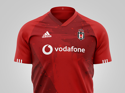 Beşiktaş 2019 - 2020 Jersey besiktas beşiktaş bjk black white design football jersey red soccer turkey türkiye