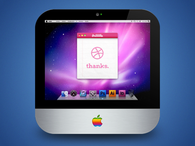 iMac Classic apple dribbble icon imac ios