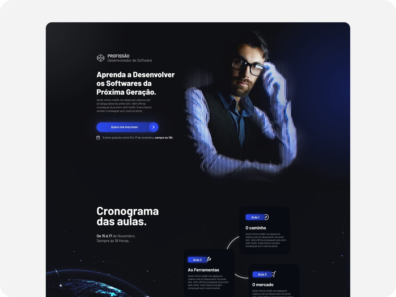 Landing Page, Technology by ViníciusKigis on Dribbble